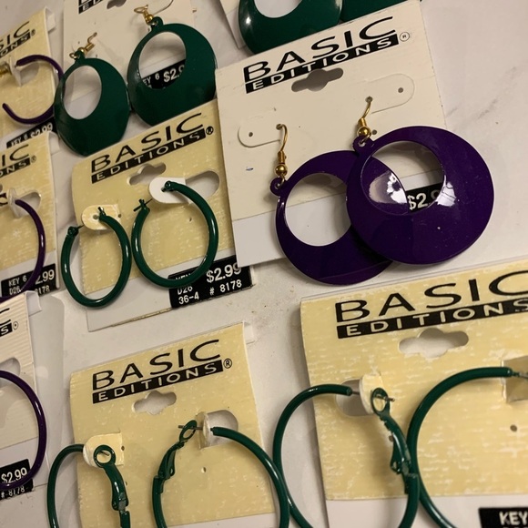 9pc Hoop Earrings Variety Set - Picture 3 of 5